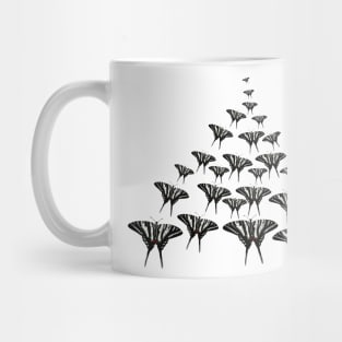 Flock of Zebra Swallowtail Butterflies Mug